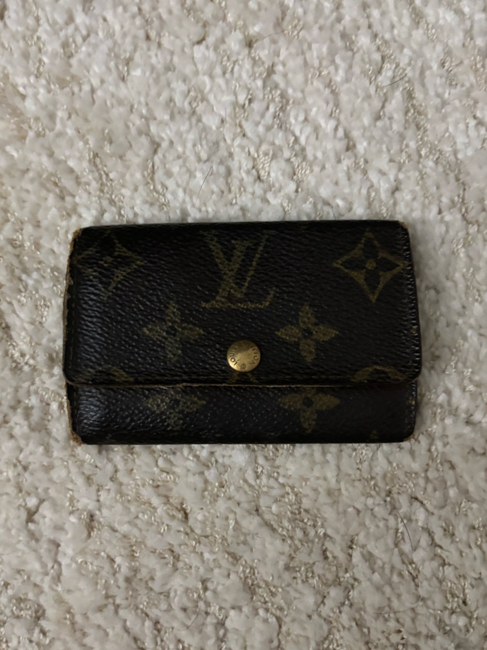 Louis Vuitton Monogram Canvas Card Holder in Brown